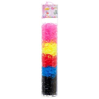 Elastic Hair Rubber Band Asst Color 2000Pcs Pvc