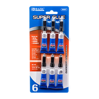 Bazic Super Glue 6Pc Large Size
