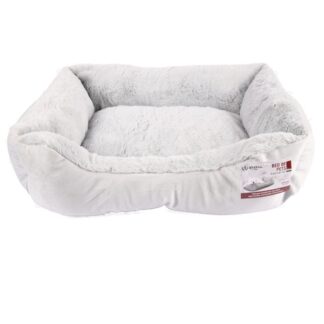 Pet Bed 22"X18" Beige & Grey Assorted Color