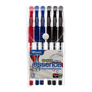 Bazic Essence Gel Pen W/ Cushion Grip Asst Clr