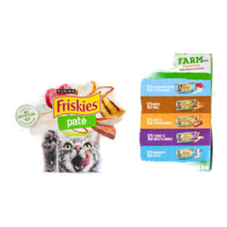 Friskies Cat Food Pate 5.5 Oz 6 Variety Pk 60 Pack