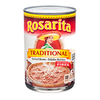 Rosarita Refried Beans 16 Oz Traditional