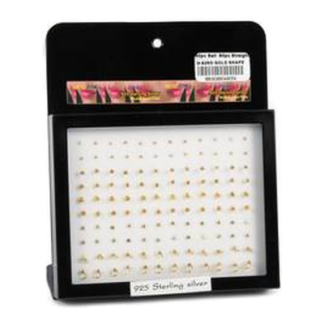 Nose Ring Asst Clr & Desgn #G925D