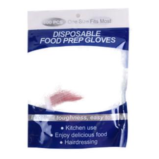 Disposable Food Prep Gloves 100Pcs Onesize