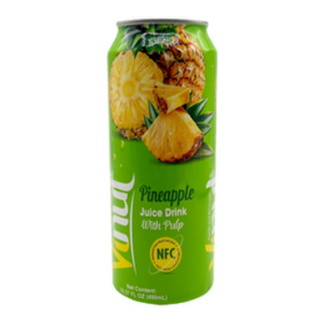 Vinut Pineapple Juice W/ Pulp 16.57 Oz