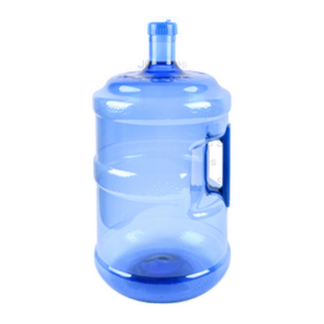 Plastic Water Bottle Blue W/Cap 5 Gallon