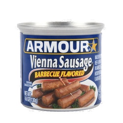 Armour Vienna Sausage Bbq Flavored 4.5 Oz