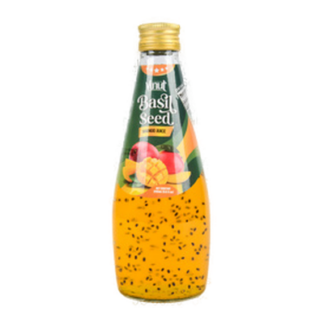 Basil Seed Drink Mango Glass Bottle 290 Ml
