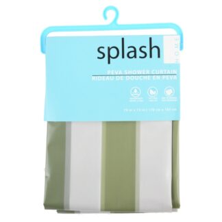 Shower Curtain Peva Sage Frosted 70 X 72 In