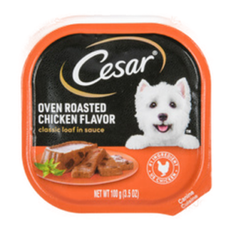Cesar Dog Food Oven Roasted Chicken 3.5 Oz