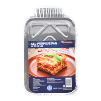 All Purpose Aluminum Pan 14 39/64" X 10 45/64" X 2 29/32"