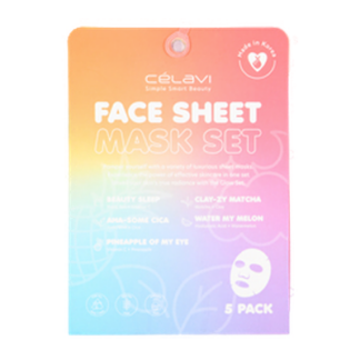 Facial Mask 5 Pk Asst