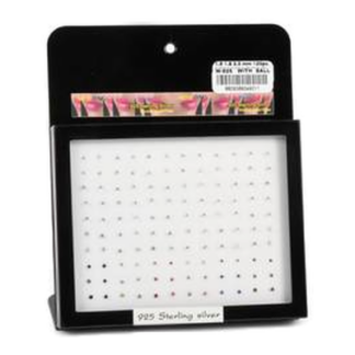 Nose Ring Asst Clor #W-925