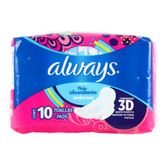 Always Maxi Pad Sedasec  W/Wings 10 Ct