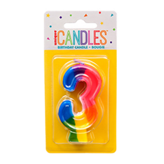 Unique #350-3/Numeric Candle 3