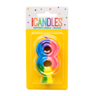 Unique #350-8/Numeric Candle 8