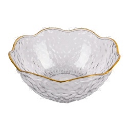 Plastic Crystal Like Bowl 10" X 4"