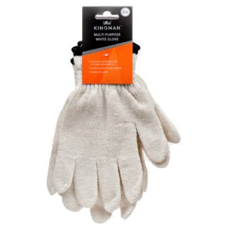Kingman Work Glove White Multi-Purpose 2 Pairs
