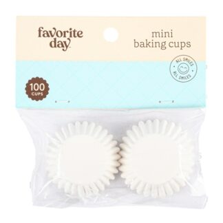Favorite Day Mini Baking Cups 100Ct White