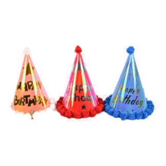 Happy Birthday Hat Asst Color