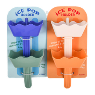 Ice Cream & Pop Holder W/ Straw