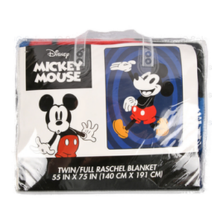 Tiwn Disney Blanket "Mickey Mouse"