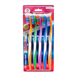 Shiny Fresh Toothbrush 5 Pk Value Pack