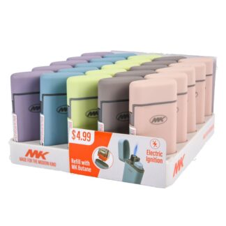Avalon E Torch Lighter Asst Pastel Clrs Refillable