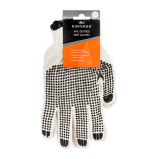 Kingman Work Glove Double Dotted 2 Pairs M/L