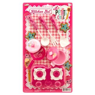 Toy Kitchen Play Set 8Pc 2 Asst Dsgn #21818