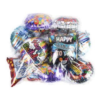 Mylar Balloon 9" Happy Birthday Asst Design & Clr