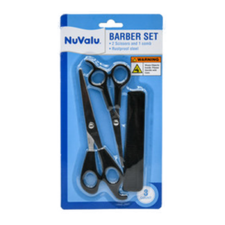 Nuvalu Hair Cut Set W/2 Scissors