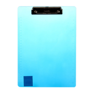 Bazic Clipboard Plastic Transparent 4 Asst Clr #1806