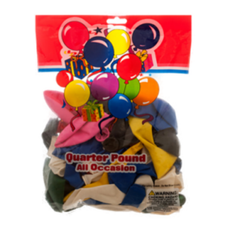 Balloon Asst Color 1/4 Lb