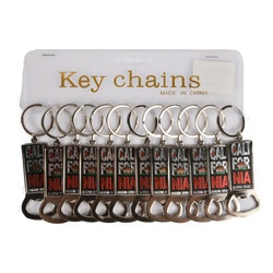 Key Chain California Map