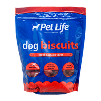 Pet Life Dog Biscuit Basted 15 Oz