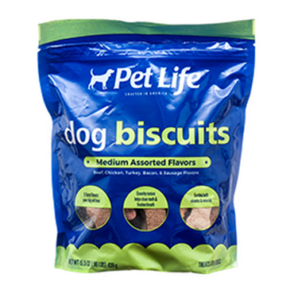 Pet Life Dog Treat Bone Multi Flav1 15.5 Oz