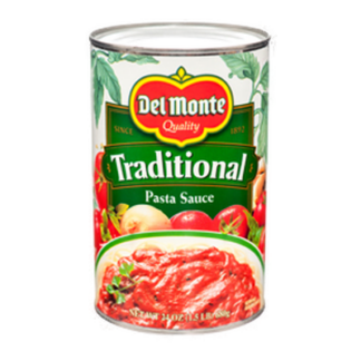 Del Monte Pasta Sauce 24 Oz Traditional
