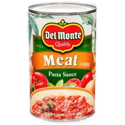 Del Monte Pasta Sauce 24 Oz Meat