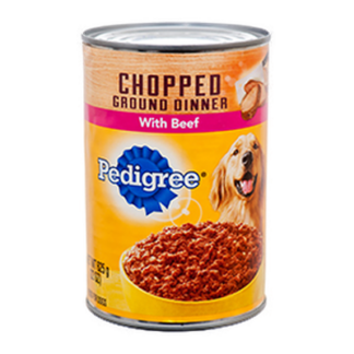 Pedigree Dog Food 22 Oz Chopped Beef