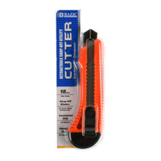 Bazic Knife Cutter Steel Retractable #139