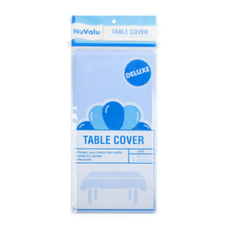 Nuvalu Table Cover L. Blue "Deluxe" Peva 0.09Mm / 54 X 108"