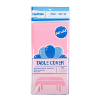 Nuvalu Table Cover Pink  "Deluxe" Peva 0.09Mm / 54 X 108"