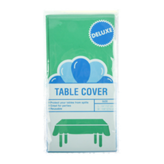 Nuvalu Table Cover Green "Deluxe" Peva 0.09Mm / 54 X 108"