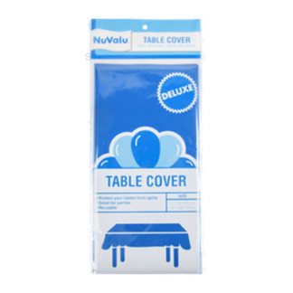 Nuvalu Table Cover R. Blue "Deluxe" Peva 0.09Mm / 54 X 108"