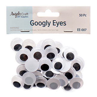 Craft Wiggo Eyes 50Ct 2Cm Black & White #Dcs-2879