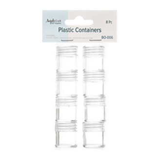 Craft Organizer 8Ct Clear Plastic Bottle #Dcs-2649