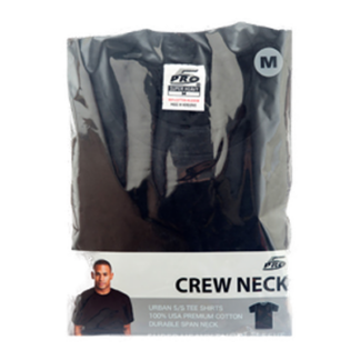 T-Shirt Men Md Super Heavy Black 1Pc