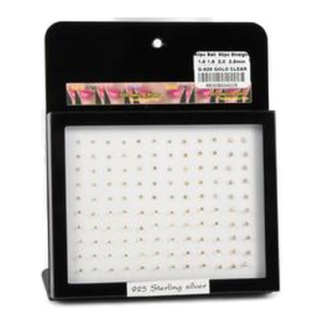 Nose Ring Straight & W/ Ball Gold #G-925