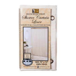 Shower Liner Deluxe Clear 70X72" #885-Clr